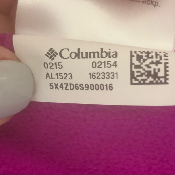 COLUMBIA Shining Light II Vest Magenta Fleece Lined Full Zip Size Small - Picture 16 of 16